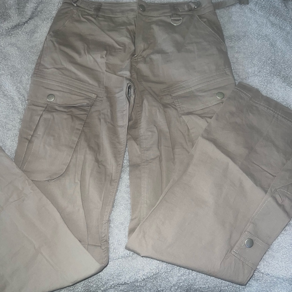 grey Cargo Pants